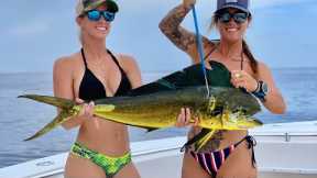 Mahi & Tuna FISHING with Brittany OFFSHORE