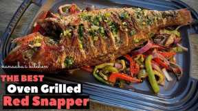 hOW TO MAKe The BeST OVen GRILLeD ReD SNAPPeR