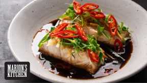 Steamed Soy & Ginger Fish - Marion's Kitchen